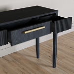 Элегантная Консоль Primo с выдвижным ящиком Черный дуб варинант исполнения - 5 | Loft Concept в Саратове