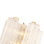 Бра с вертикальными стеклянными подвесками Hexagon Tube Light варинант исполнения - 4 | Loft Concept в Саратове