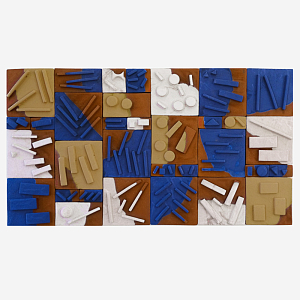 Абстрактное Объемное Панно Megapolis in Bright Colors