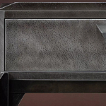 Консоль прямоугольная серая с 4-мя выдвижными ящиками Grany варинант исполнения - 4 | Loft Concept в Саратове