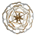 Люстра конусообразная с цветочными мотивами Light Floral Glow варинант исполнения - 6 | Loft Concept в Саратове