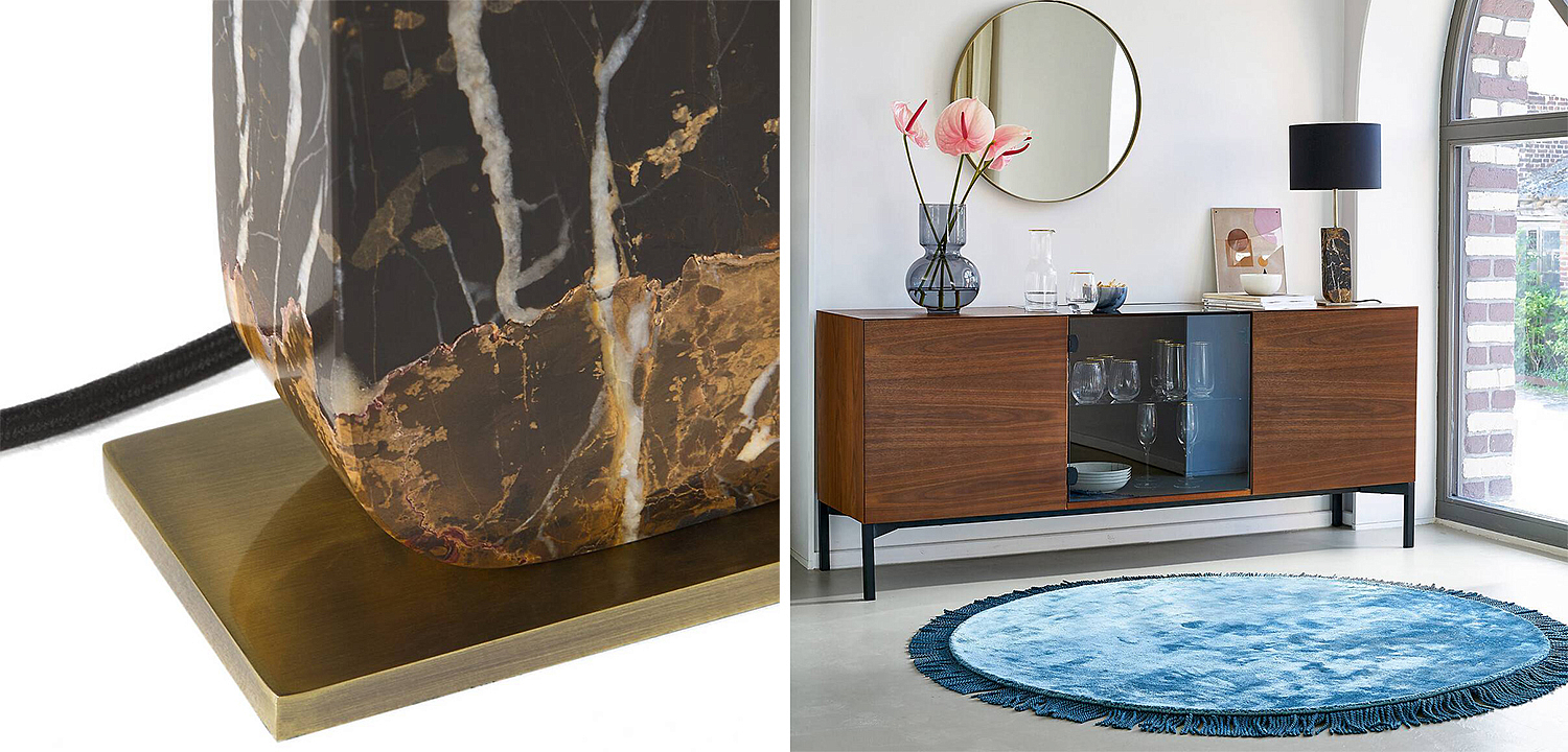 Настольная лампа Franca Marble Stand Настольная лампа Franca Marble Stand - Loft-Concept в Саратове