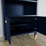 Книжный Стеллаж Elsa Dreams Blue с задней стенкой варинант исполнения - 3 | Loft Concept в Саратове