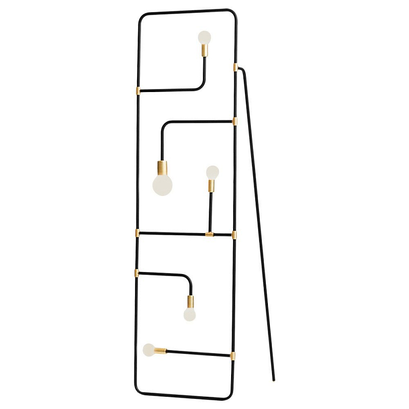 Торшер Beaubien 05 by Lambert & Fils Черный Золотой в Саратове | Loft Concept 