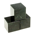 Камни для охлаждения виски из чёрного змеевика Natural Stone Cube варинант исполнения - 1 | Loft Concept в Саратове