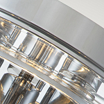 Потолочный светильник для ванных комнат с круглым стеклянным плафоном и тремя лампами Quoizel варинант исполнения - 8 | Loft Concept в Саратове