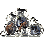 Фоторамка детская Childhood Corner Three cats варинант исполнения - 1 | Loft Concept в Саратове