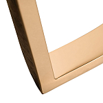 Консоль с белая овальная с мраморной столешницей Thoroughbass  варинант исполнения - 3 | Loft Concept в Саратове