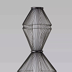 Торшер светодиодный с плетеным металлическим каркасом Metal Interweaving варинант исполнения - 3 | Loft Concept в Саратове