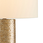 Настольная лампа золотая с цилиндрическим абажуром Golden Mosaic варинант исполнения - 1 | Loft Concept в Саратове