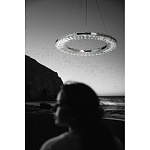 Люстра круглая с прозрачной хрустальной рамкой Maude Crystal Light варинант исполнения - 14 | Loft Concept в Саратове