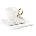 Кофейная пара Seletti I-Coffee Gold варинант исполнения - 1 | Loft Concept в Саратове