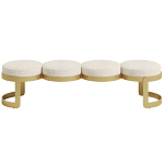 Дизайнерская Банкетка Leola латунь  варинант исполнения - 2 | Loft Concept в Саратове