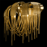 Бра с металиическими цепочками и дугообразными элементами Atlantis Chain варинант исполнения - 10 | Loft Concept в Саратове