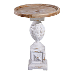 Приставной столик с резным античным узором Antique Engraving варинант исполнения - 1 | Loft Concept в Саратове