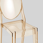 Прозрачный стул с янтарным оттенком LOUIS GHOST CHAIR варинант исполнения - 7 | Loft Concept в Саратове