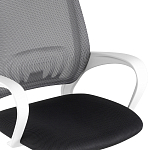 Офисное кресло с основанием из белого пластика Desk chairs Black варинант исполнения - 6 | Loft Concept в Саратове