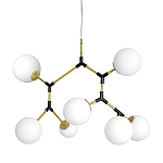 Люстра с 7-ю белыми шарообразными плафонами Natural Concepts варинант исполнения - 1 | Loft Concept в Саратове