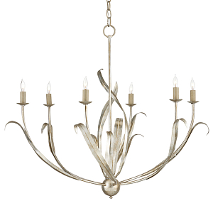 Люстра с декором в виде тонких листьев Long Thin Leaves