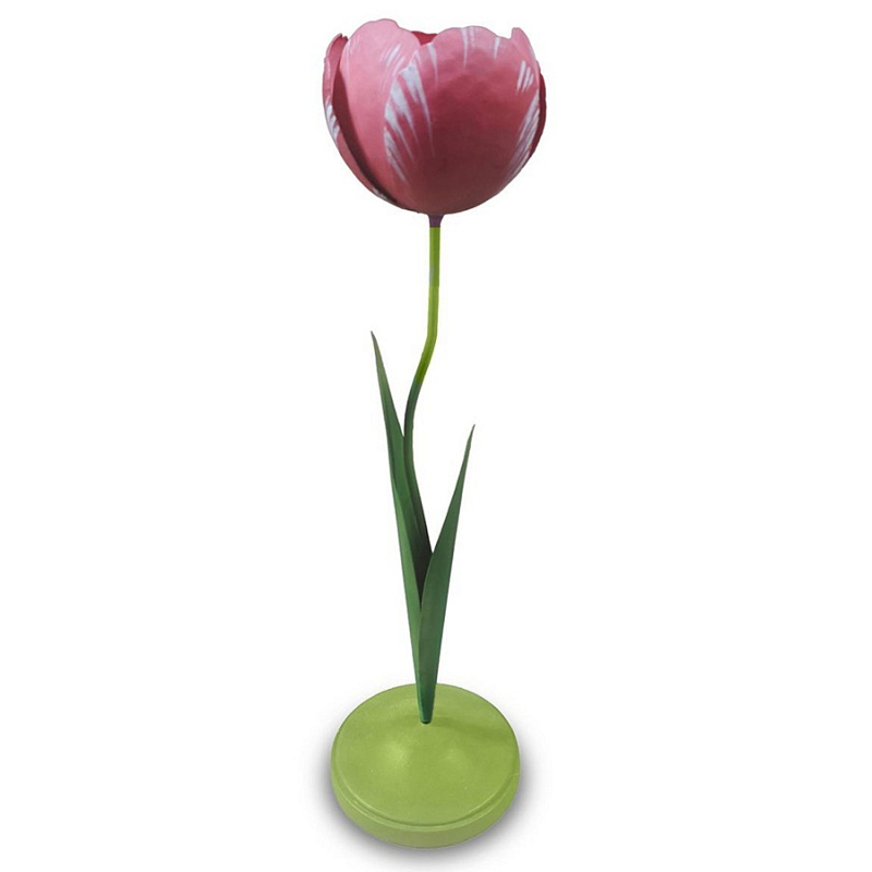 Подсвечник Candleholder Tulip Rem Red Зеленый Красный в Саратове | Loft Concept 