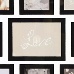 Рамка для 9-ти фотографий квадратная Moment Forever варинант исполнения - 3 | Loft Concept в Саратове