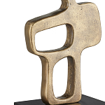 Настольная лампа с фигурным каркасом и прямоугольным тканевым абажуром Brutalist Profile варинант исполнения - 1 | Loft Concept в Саратове