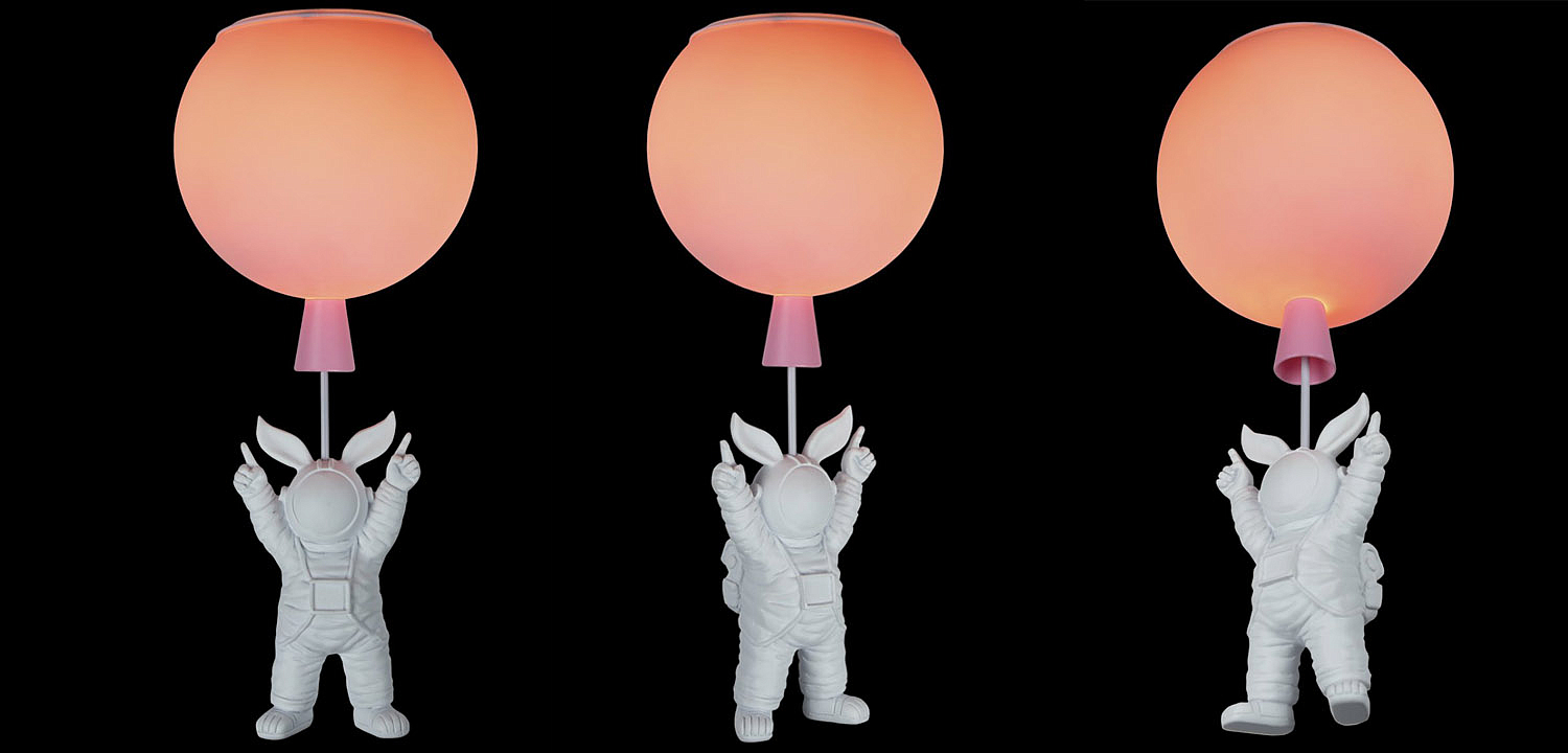 Потолочный светильник Cosmonaut pink ball Потолочный светильник Cosmonaut pink ball - Loft-Concept в Саратове