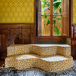 Дизайнерский модульный диван волнистой формы с цветным принтом Poltronova Superonda Sofa варинант исполнения - 23 | Loft Concept в Саратове