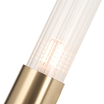 Бра с вытянутым рифленым стеклянным плафоном цилиндрической формы Trumpet tube варинант исполнения - 3 | Loft Concept в Саратове