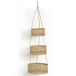 Подвесные плетеные корзины для цветов Musa Wicker Baskets варинант исполнения - 2 | Loft Concept в Саратове