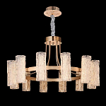 Люстра круглая с текстурными цилиндрическими плафонами Glimpse варинант исполнения - 6 | Loft Concept в Саратове