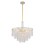 Люстра многоярусная с каскадами кристаллов Crystal Rains варинант исполнения - 2 | Loft Concept в Саратове