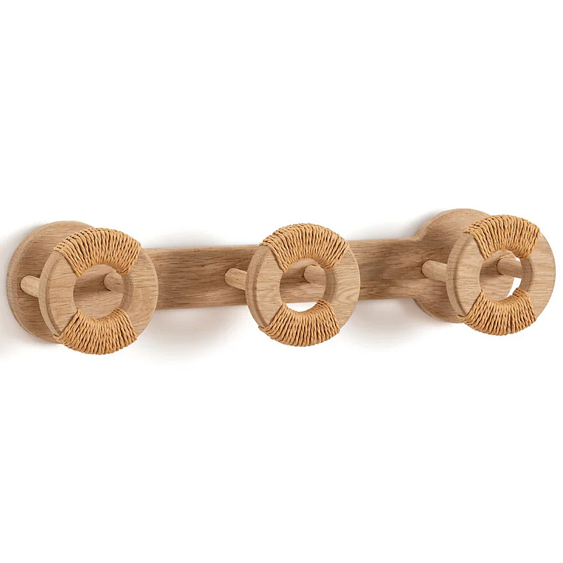 Деревянная настенная вешалка Alma Wood Hanger Древесина Деревянная настенная вешалка Alma Wood Hanger Древесина в Саратове | Loft Concept