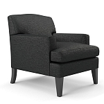 Мебельная ткань Шенилл черный цвет 138 см T4-35 варинант исполнения - 5 | Loft Concept в Саратове