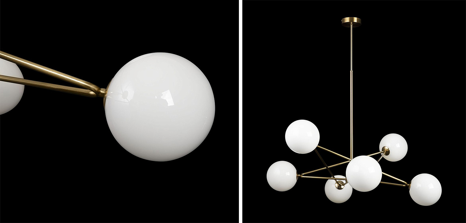 Люстра Chandelier Constellation Orbs White Люстра Chandelier Constellation Orbs White - Loft-Concept в Саратове