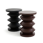 Фигурный приставной столик черного цвета AMORPHOUS варинант исполнения - 3 | Loft Concept в Саратове