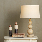 Настольная лампа с корпусом из градуированных шаров Babylon варинант исполнения - 4 | Loft Concept в Саратове