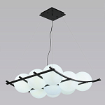 Люстра подвесная с 9-ю плафонами в форме шара Yarvi варинант исполнения - 4 | Loft Concept в Саратове