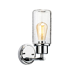 Бра с цилиндрическим прозрачным плафоном из стекла с пузырьками Elstead Lighting варинант исполнения - 1 | Loft Concept в Саратове