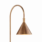 Торшер с конусовидным абажуром на каменном основании Attention варинант исполнения - 1 | Loft Concept в Саратове