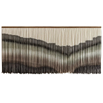 Пейзаж из нитей Макраме Wall decor Black and White Landscape варинант исполнения - 6 | Loft Concept в Саратове