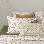 Чехол на подушку с макраме бежевого цвета Macrame варинант исполнения - 6 | Loft Concept в Саратове