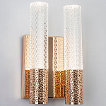 Бра с двумя плафонами Dew Drops Tube Duo Gold Wall Lamp варинант исполнения - 3 | Loft Concept в Саратове