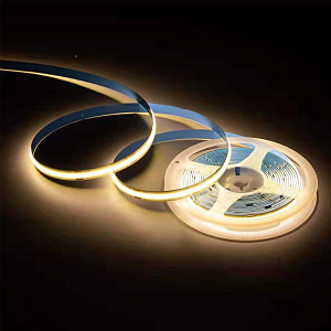 Светодиодная лента COB теплый белый 5M