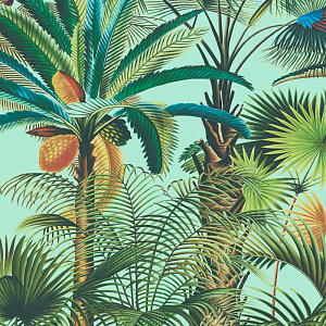 Обои ручная роспись Palmetum Sea Mist