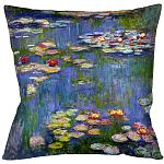 Подушка декоративная Лилии Impressionism in Art варинант исполнения - 1 | Loft Concept в Саратове