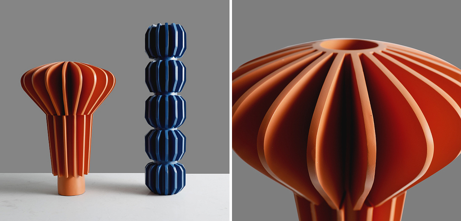 Ваза Mieko Orange Molecule Collection Vase Ваза Mieko Orange Molecule Collection Vase - Loft-Concept в Саратове
