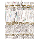 Люстра подвесная круглая из прозрачного хрусталя с золотым корпусом Selfsufficient варинант исполнения - 5 | Loft Concept в Саратове