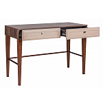 Стол письменный из массива бука с 2-мя ящиками бежевый Wenge Light варинант исполнения - 3 | Loft Concept в Саратове