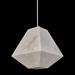 Подвесной светильник с фигурным плафоном Stone Prism варинант исполнения - 6 | Loft Concept в Саратове